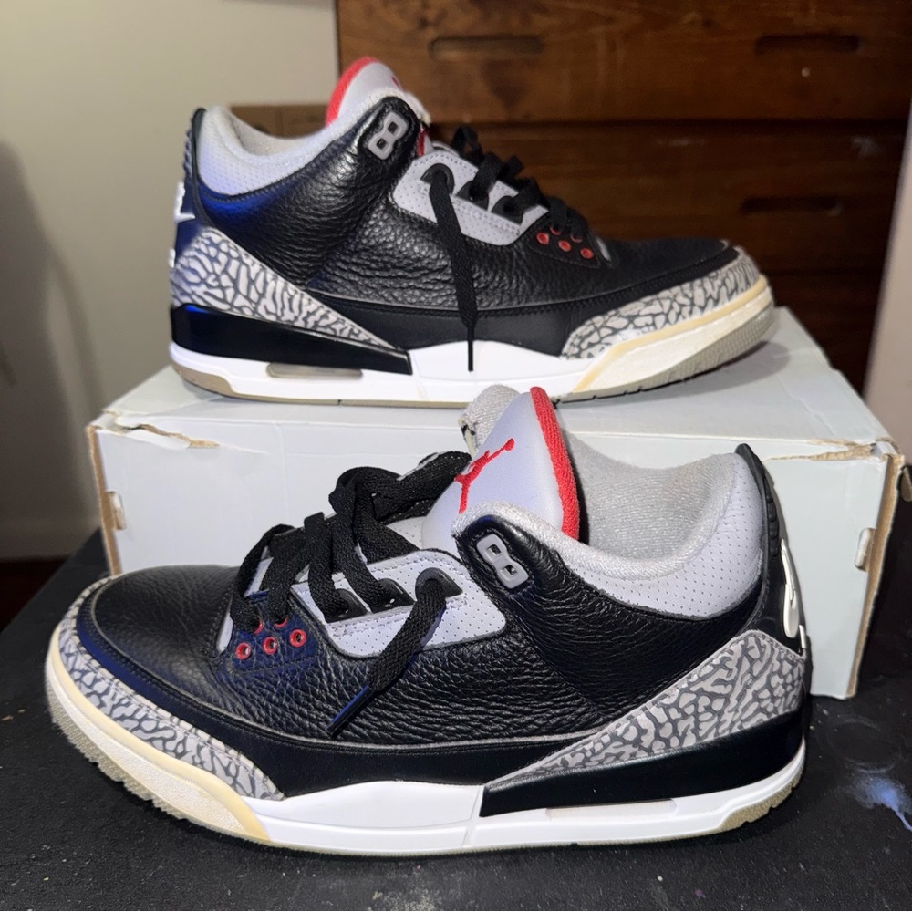 Jordan Black and Gray Sneakers